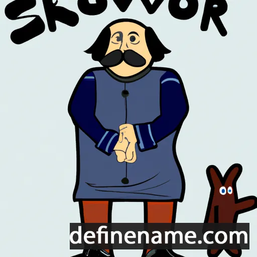 cartoon of the name Skjøllov