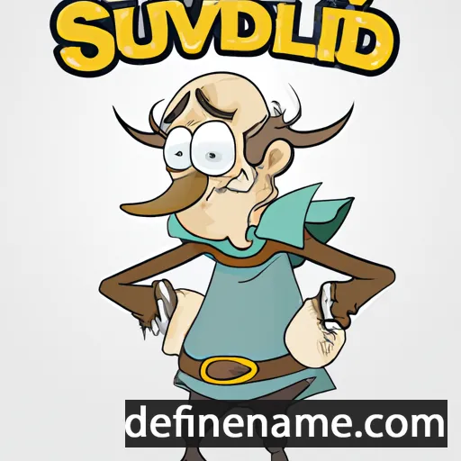 Skjoldulv cartoon