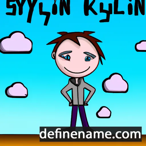 cartoon of the name Skylin