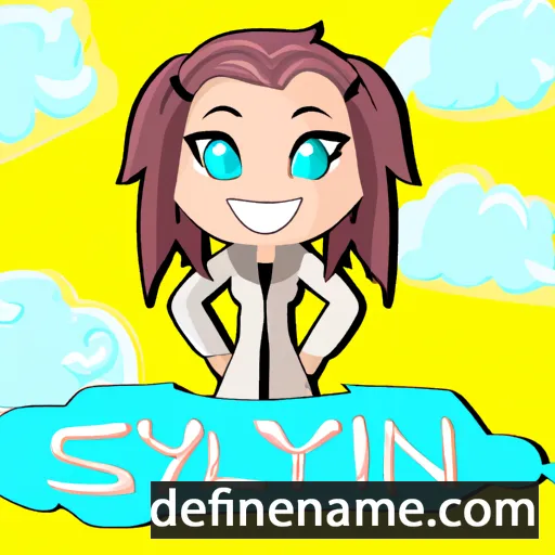 cartoon of the name Skylyn