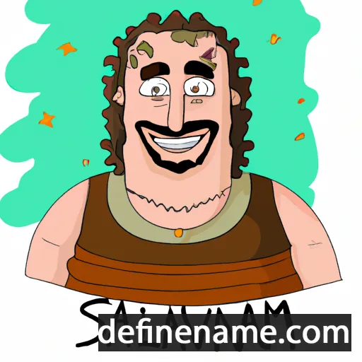 cartoon of the name Slavian