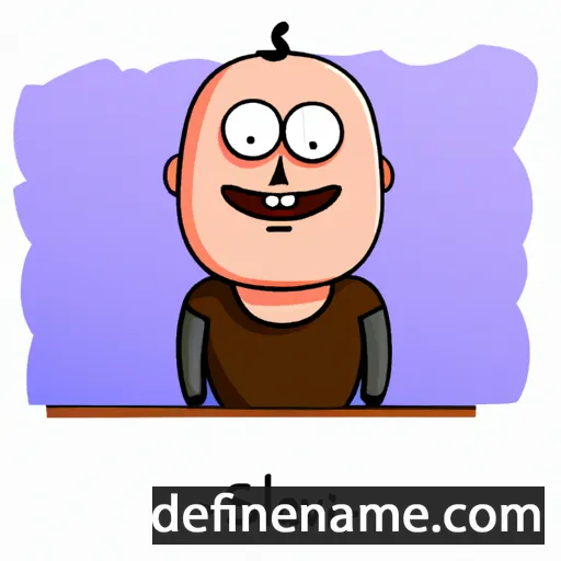 cartoon of the name Slavik