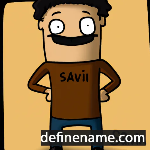 cartoon of the name Slavin