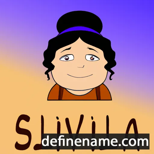 cartoon of the name Slavina