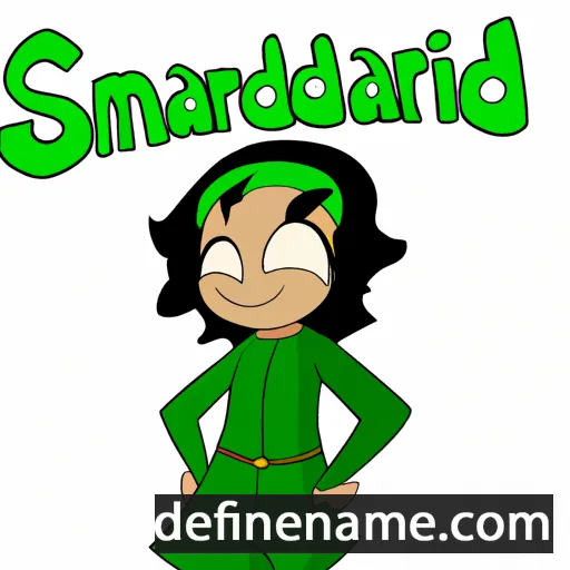 cartoon of the name Smaragdi