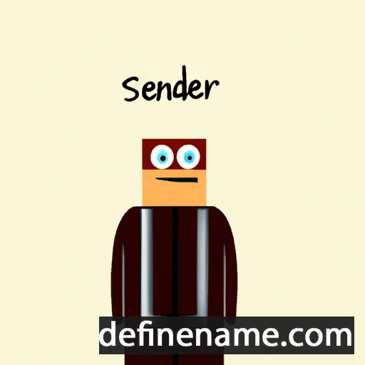 cartoon of the name Snayder