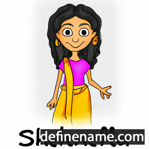 cartoon of the name Snehalata