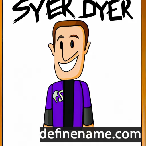 cartoon of the name Snyder