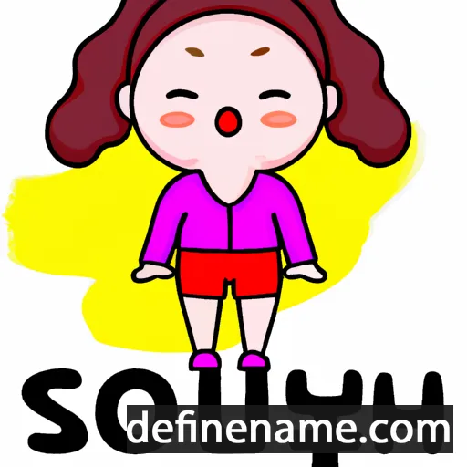 cartoon of the name So-hyun