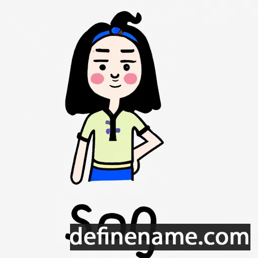 cartoon of the name So-jeong