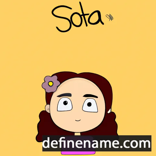 Sòfia cartoon