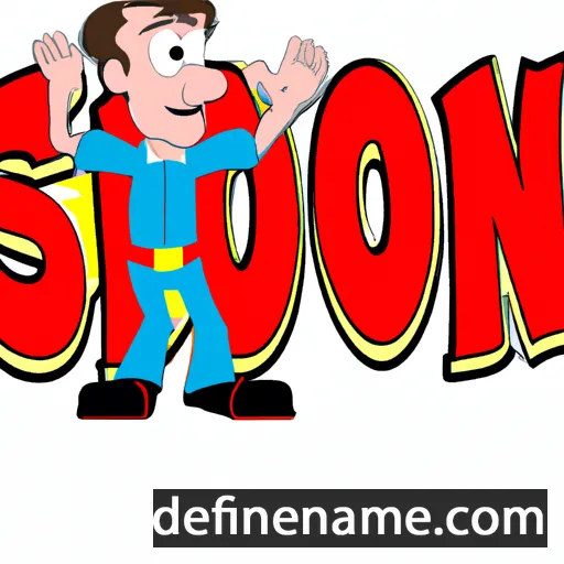 cartoon of the name Sönnick