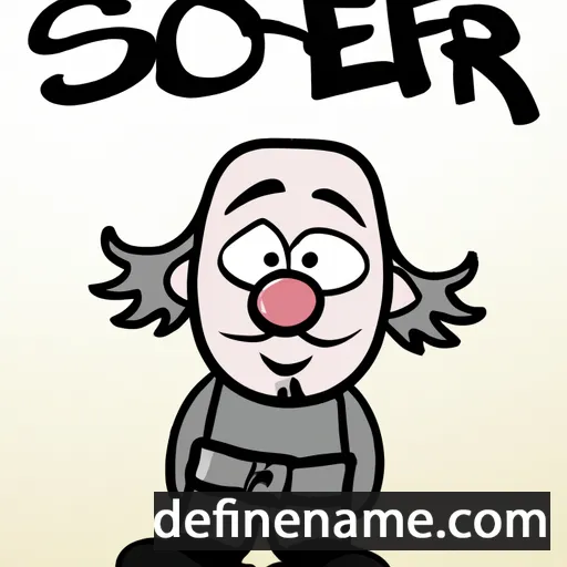 cartoon of the name Søhren