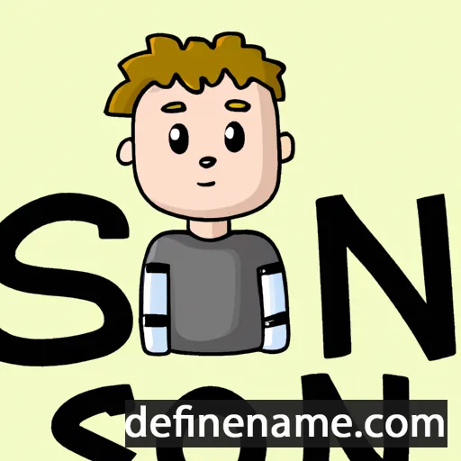 Søn cartoon