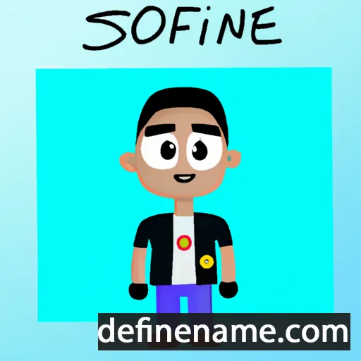 Sofiane cartoon