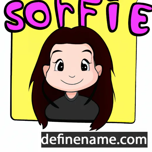 cartoon of the name Sofiène