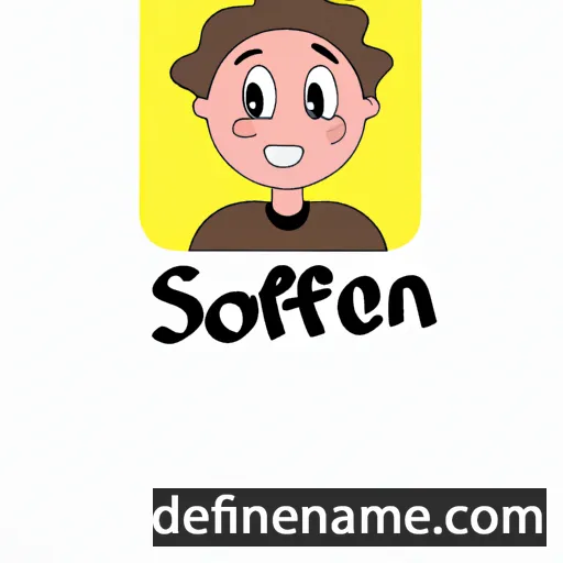 cartoon of the name Sofiën