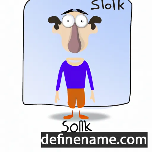 cartoon of the name Sofokls