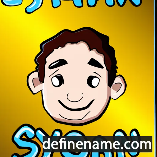 cartoon of the name Sofyan