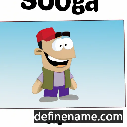 cartoon of the name Sohag