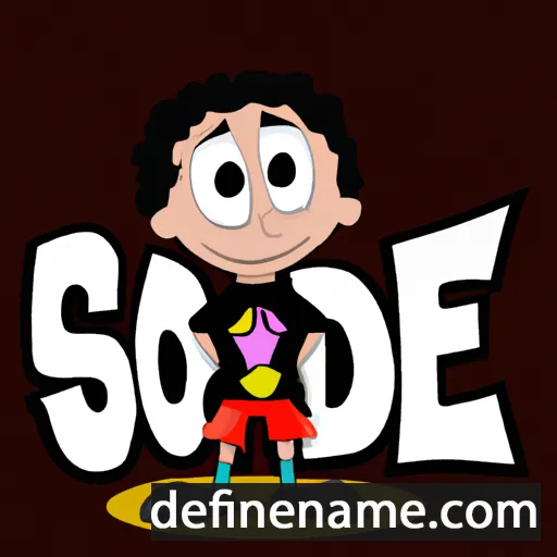 cartoon of the name Soidade