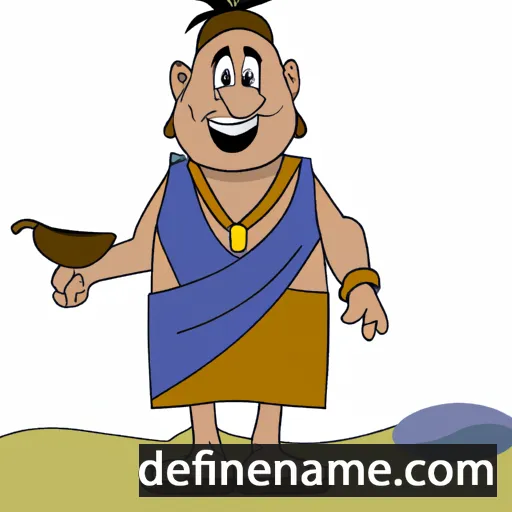 cartoon of the name Sokhag