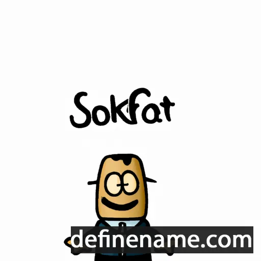 cartoon of the name Sokrat