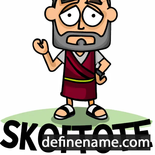 cartoon of the name Sokrate