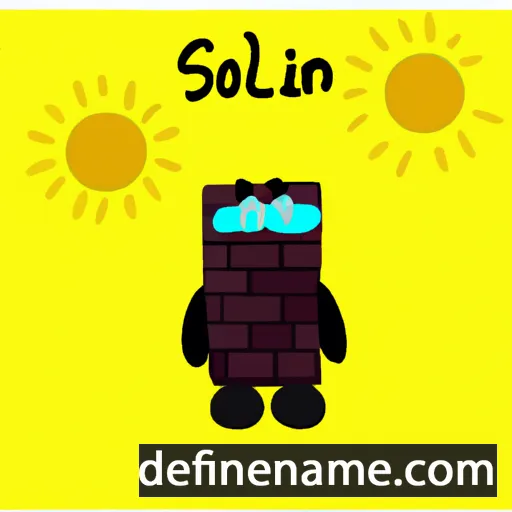 cartoon of the name Solánsh