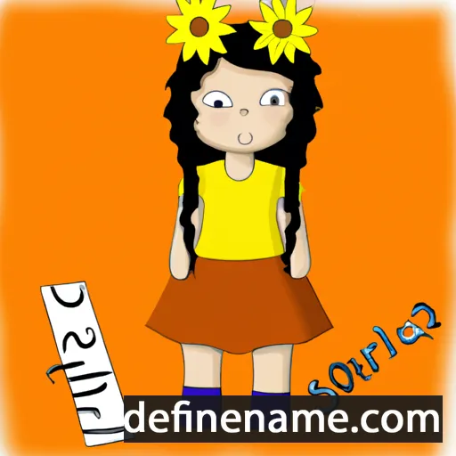 cartoon of the name Solara