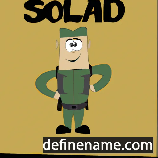 Soldad cartoon