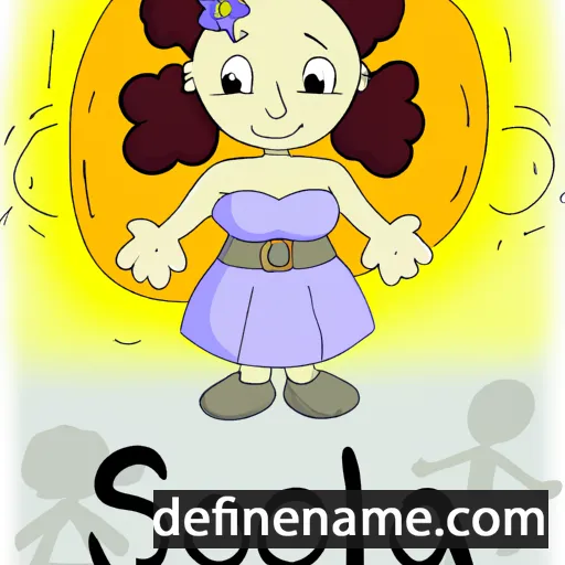 cartoon of the name Soleia