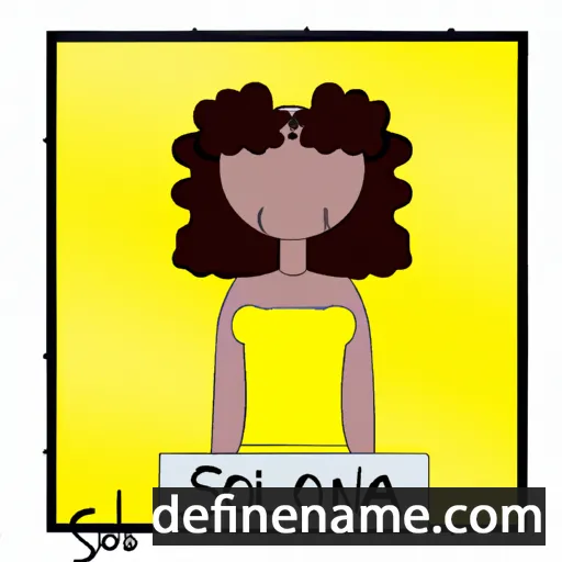 Soleina cartoon