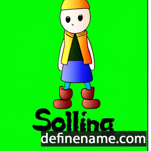 cartoon of the name Soling