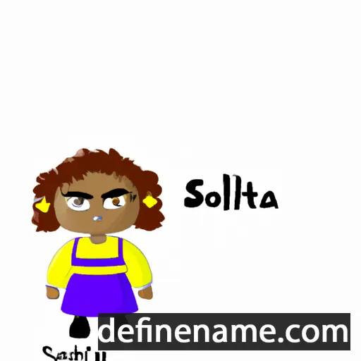 cartoon of the name Solita