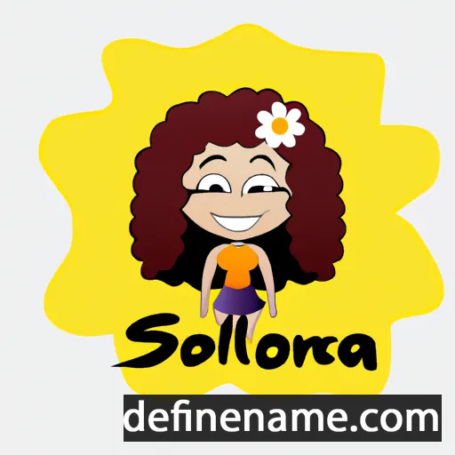 cartoon of the name Solmara