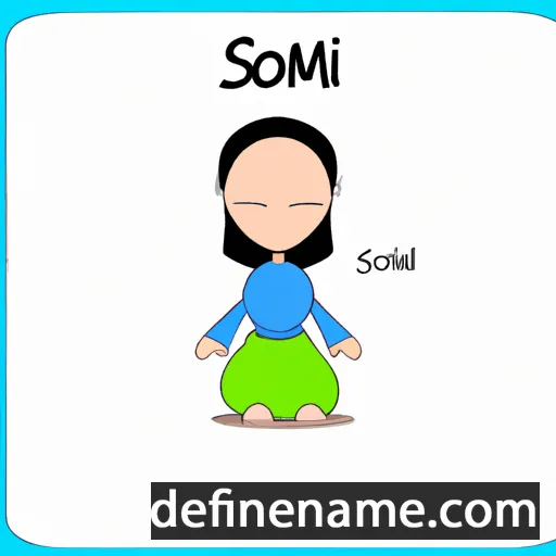 cartoon of the name Solmi