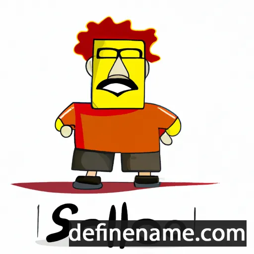 cartoon of the name Solofo