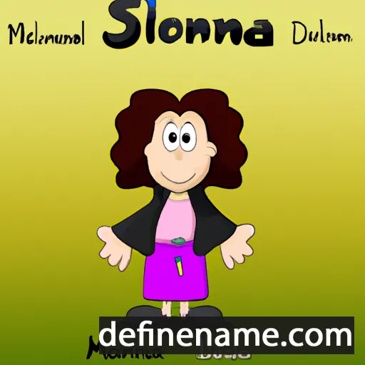 cartoon of the name Solomonica