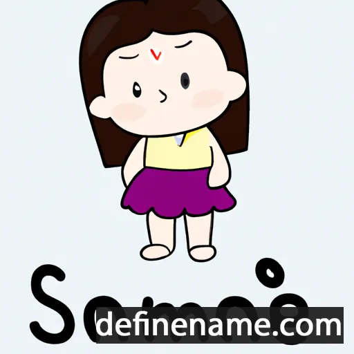 cartoon of the name Somchae