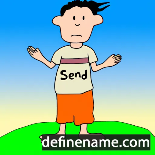 cartoon of the name Somdej