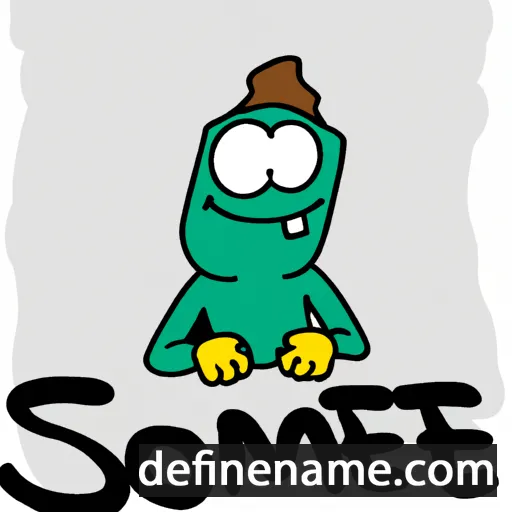 cartoon of the name Somjet