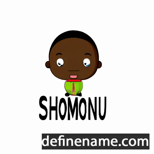 cartoon of the name Somtochukwu