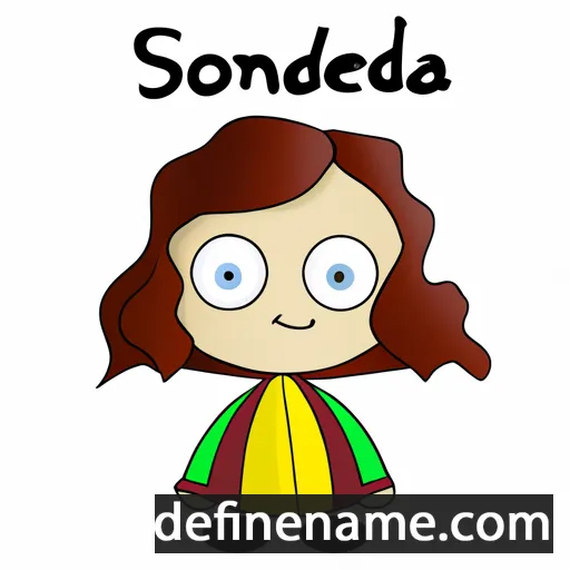 Sondrea cartoon