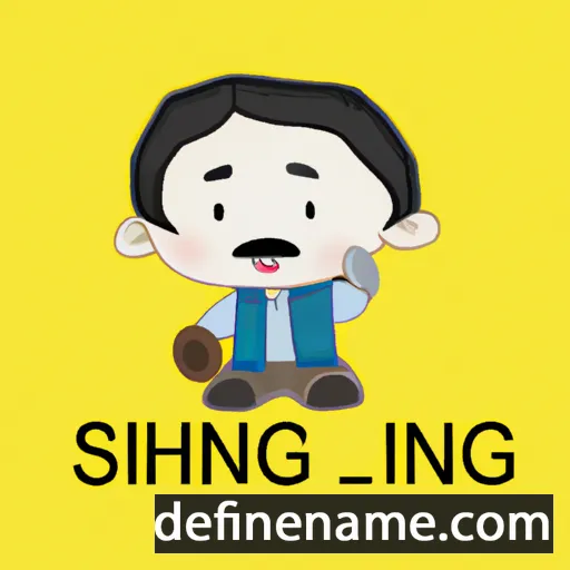 cartoon of the name Song-lin