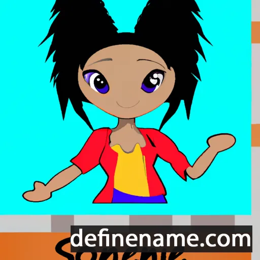 cartoon of the name Soniece