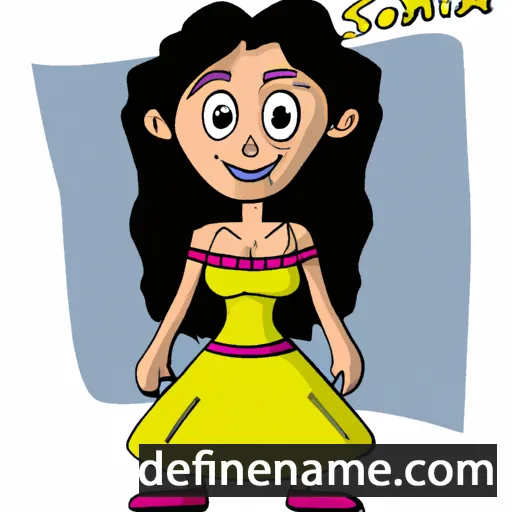 Sonila cartoon