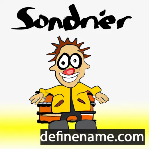 cartoon of the name Sonnfried