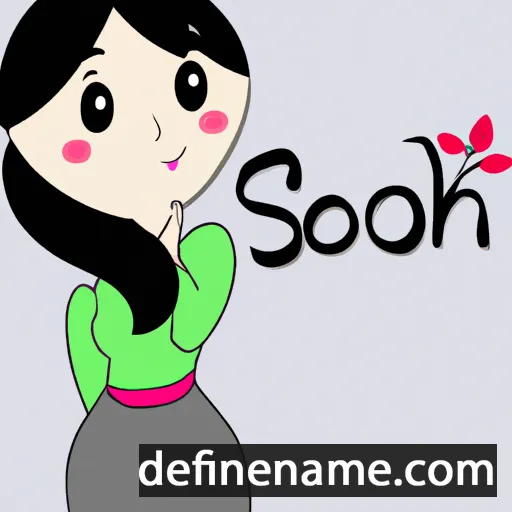 Soo-ah cartoon