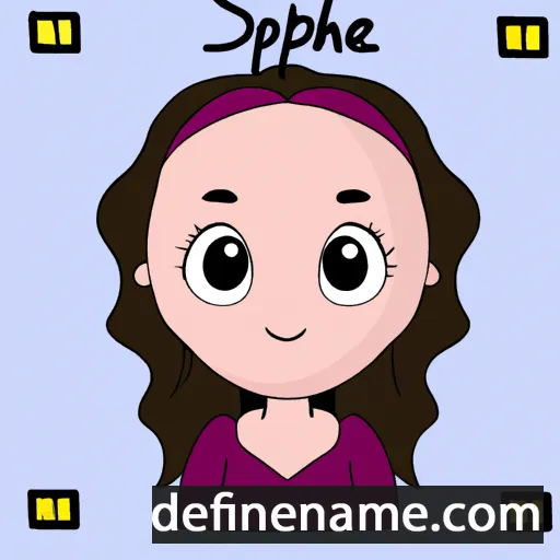 Sophi cartoon